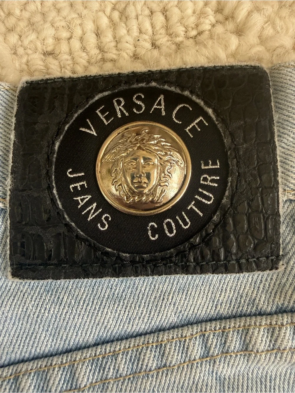 Versace denim shorts